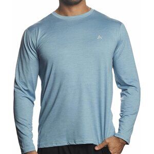 Artic Cool Mens‎ L Performance Shirt Blue Moisture Wick UPF Outdoors Activewear